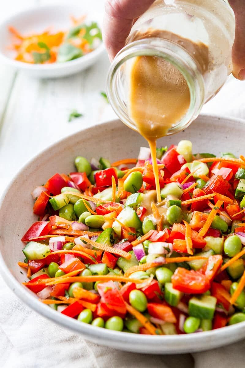 Sesame Ginger Edamame Salad