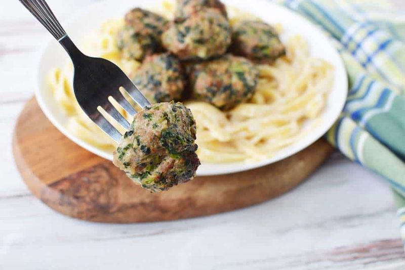 Spinach and Beef Meatballs