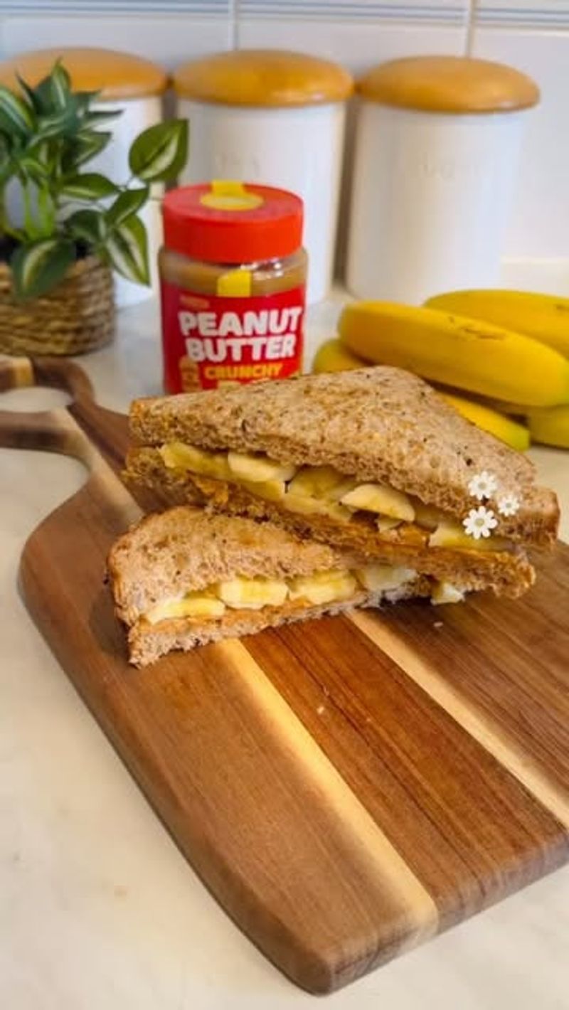 Peanut Butter and Banana Toastie