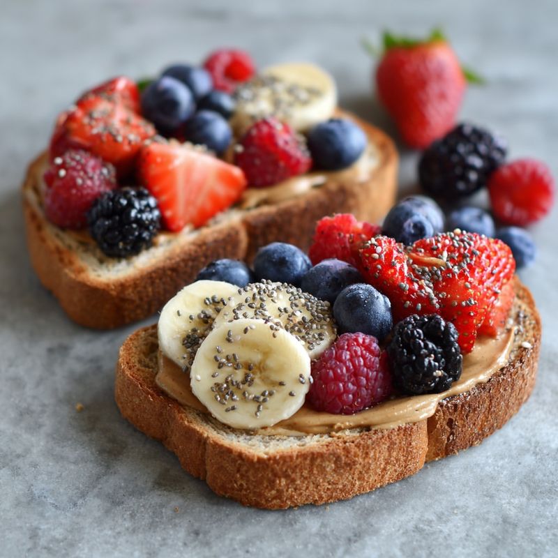Almond Butter and Chia Seeds