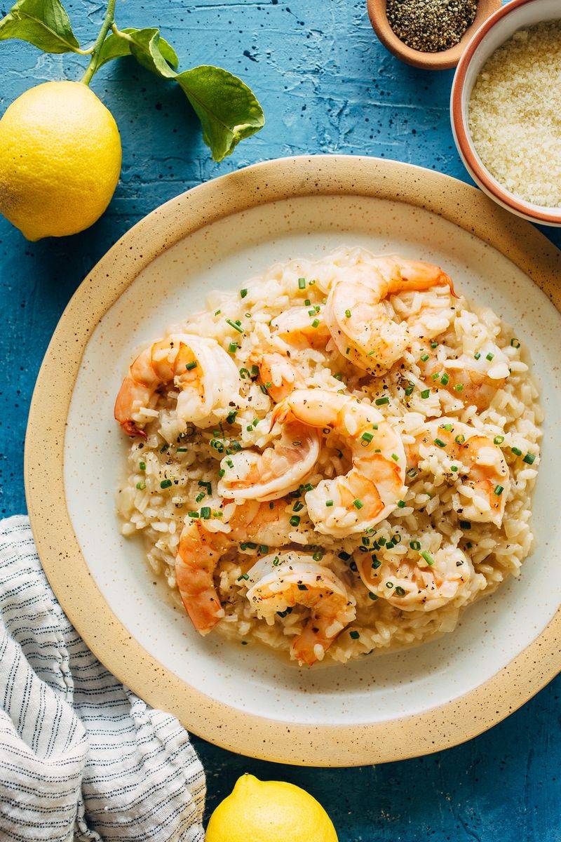 Shrimp and Garlic Risotto