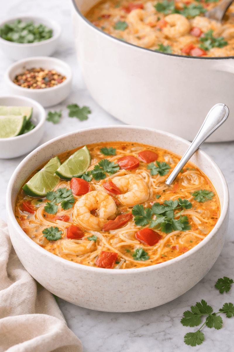 Thai Coconut Curry Soup