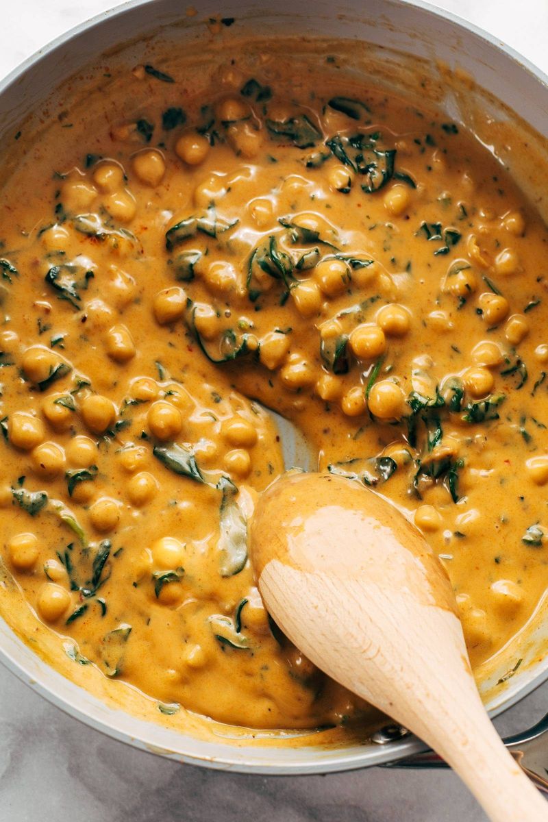 Chickpea and Spinach Curry