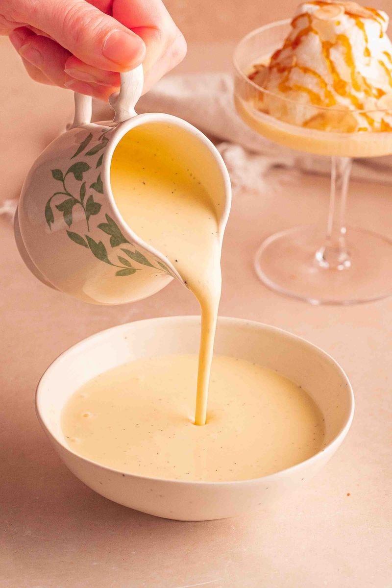 Vanilla Custard Sauce (Creme Anglaise)