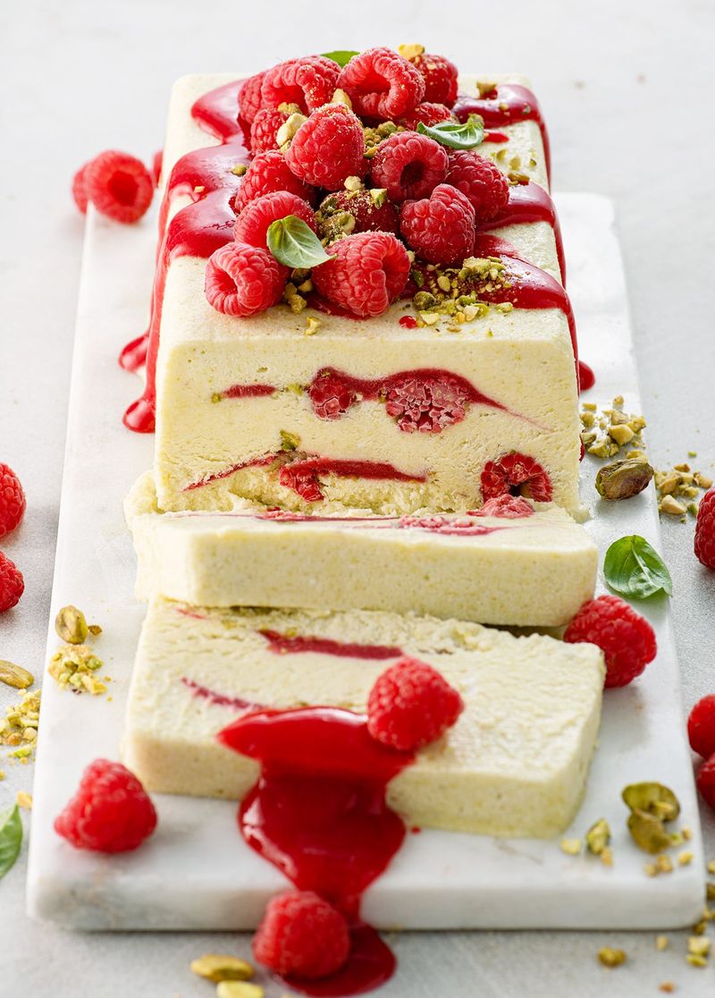 Raspberry Semifreddo