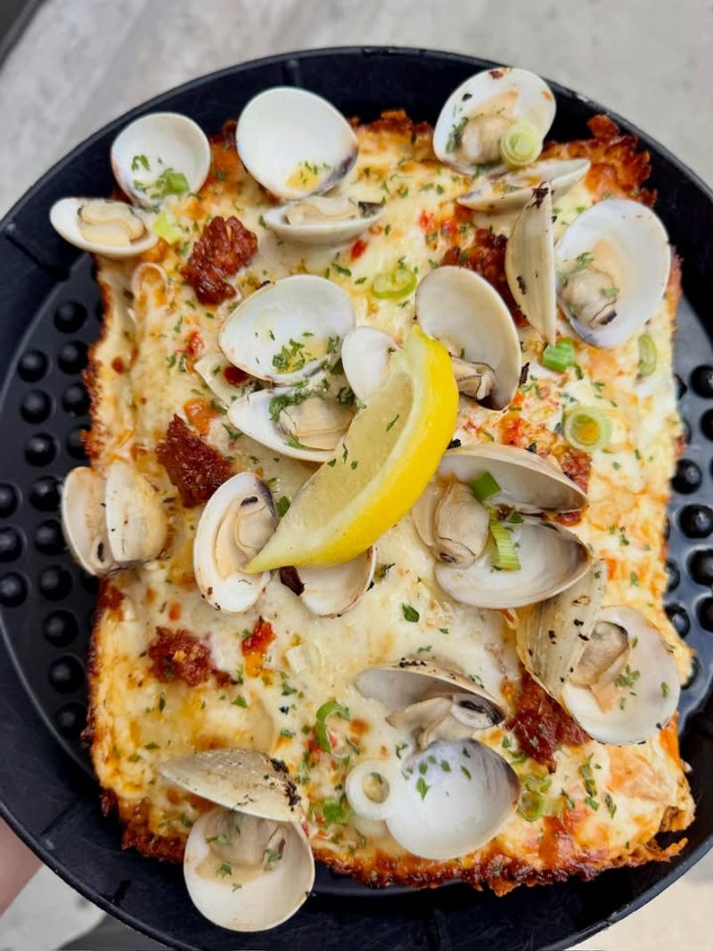 Clam and Chorizo Flatbread