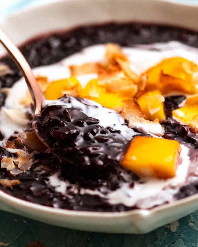 Black Rice Coconut Pudding
