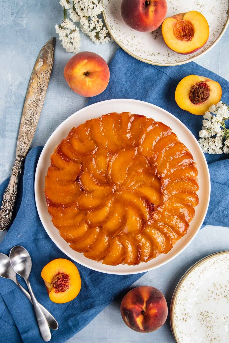 Bake a Peach Upside-Down Cake