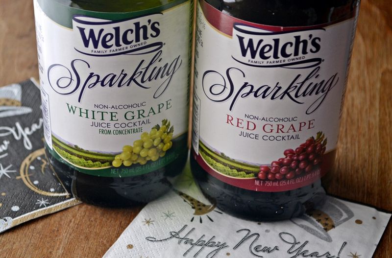 Sparkling Grape Juice or Non-Alcoholic Bubbly