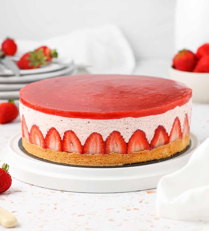 Strawberry Mousse Cake