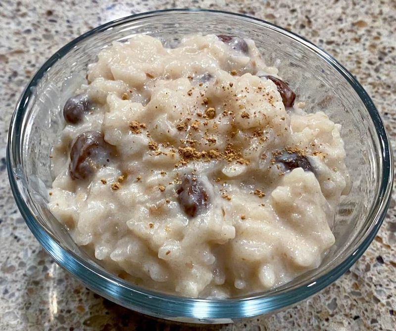 Coconut Rice Pudding with Dates