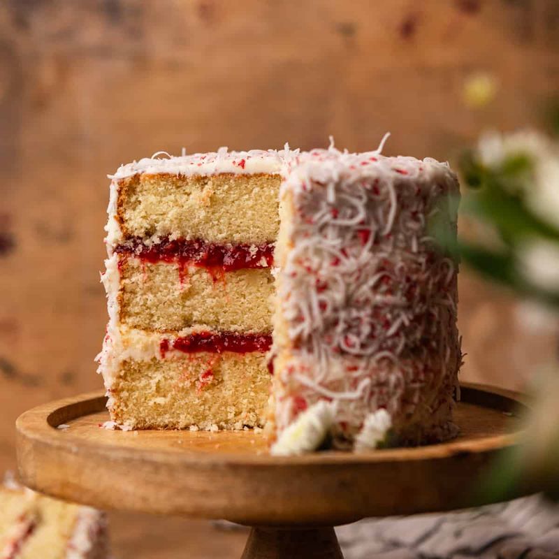 Strawberry Coconut Cake