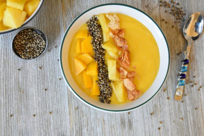 Mango and Pineapple