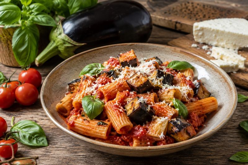 Aubergine Pasta Alla Norma