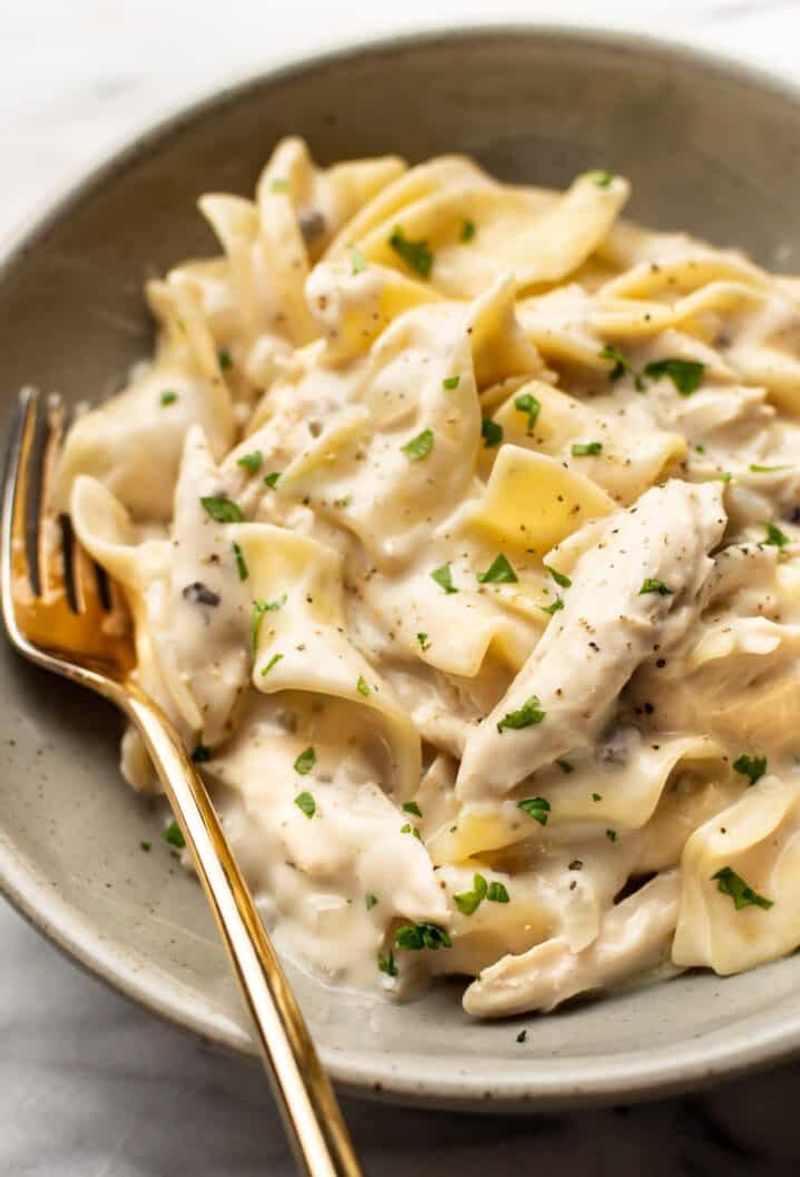 Egg Noodles with Chicken
