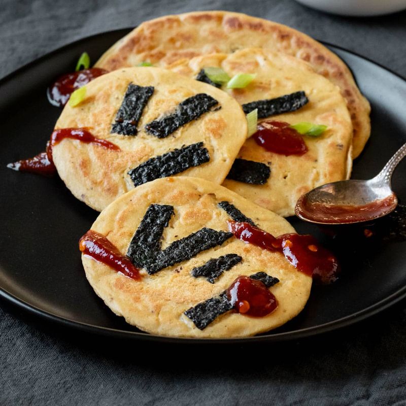 Black Bean and Chipotle Pancakes