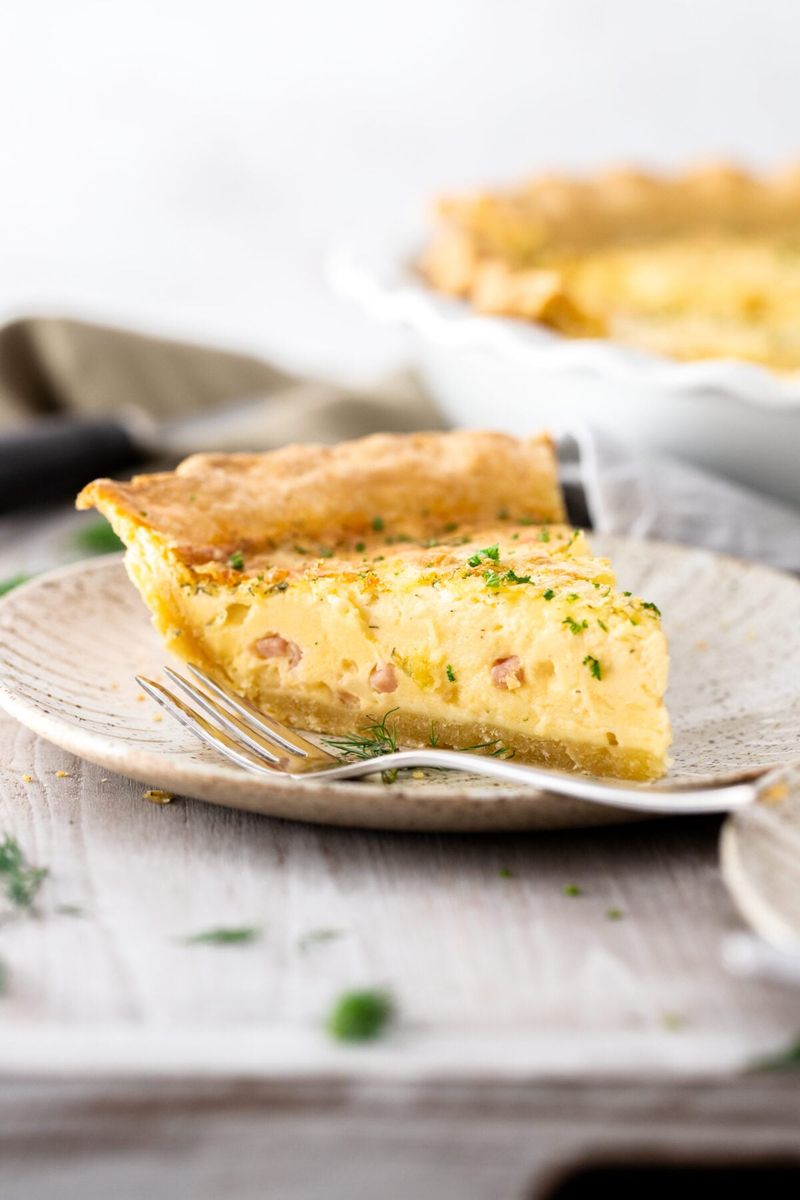 Ham and Swiss Cheese Quiche