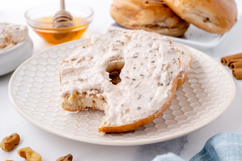 Blue Cheese and Walnut Doughnut