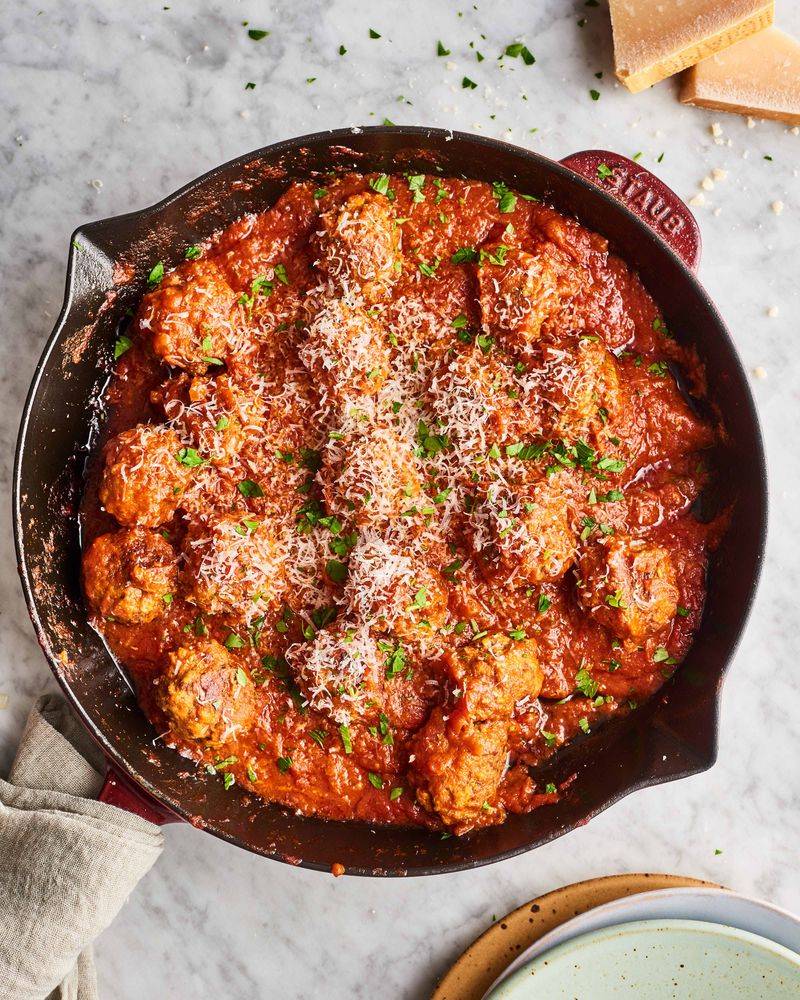Mini Meatballs with Marinara