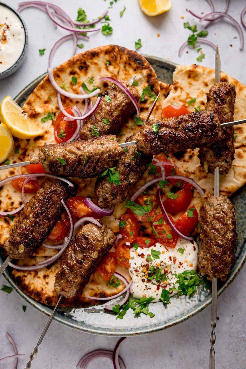 Turkish Kofte (Grilled Spiced Meatballs)
