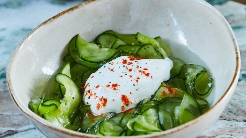 Hungarian Cucumber Salad (Uborkasaláta)