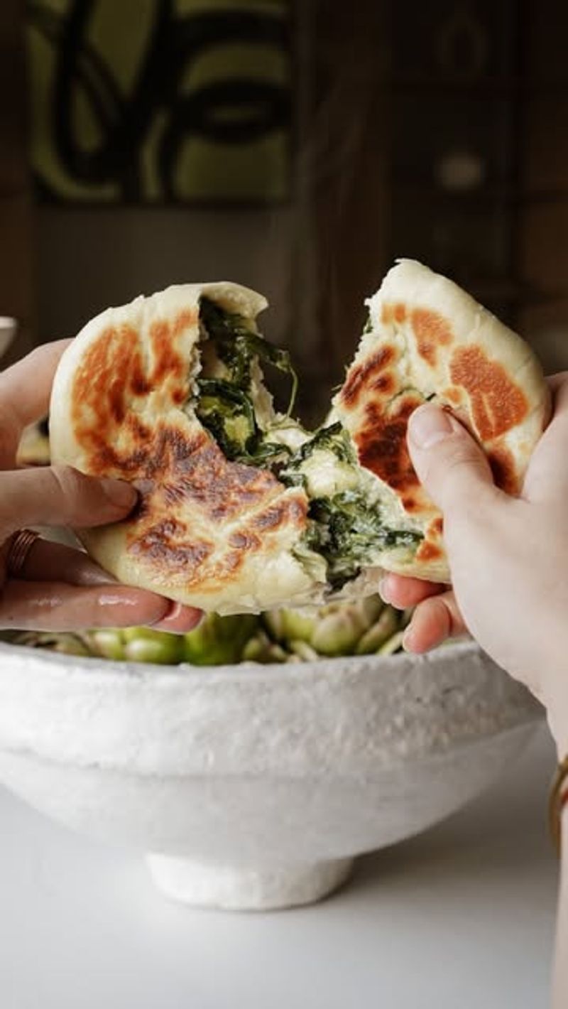 Spinach and Ricotta Pitta