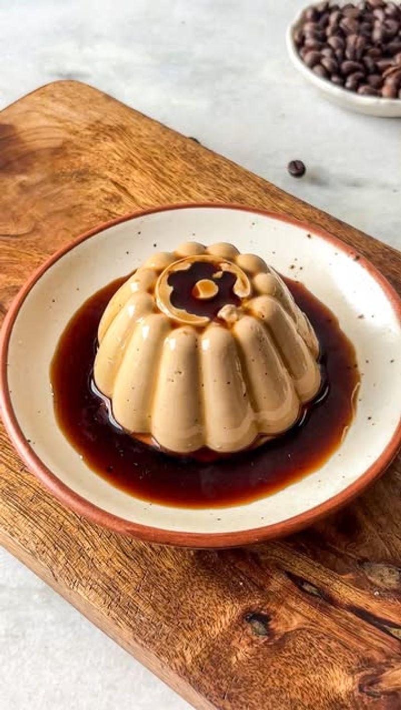 Espresso Cardamom Pudding