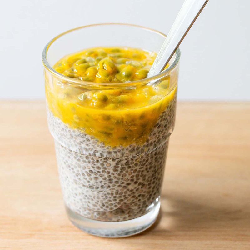 Passion Fruit Chia Pudding