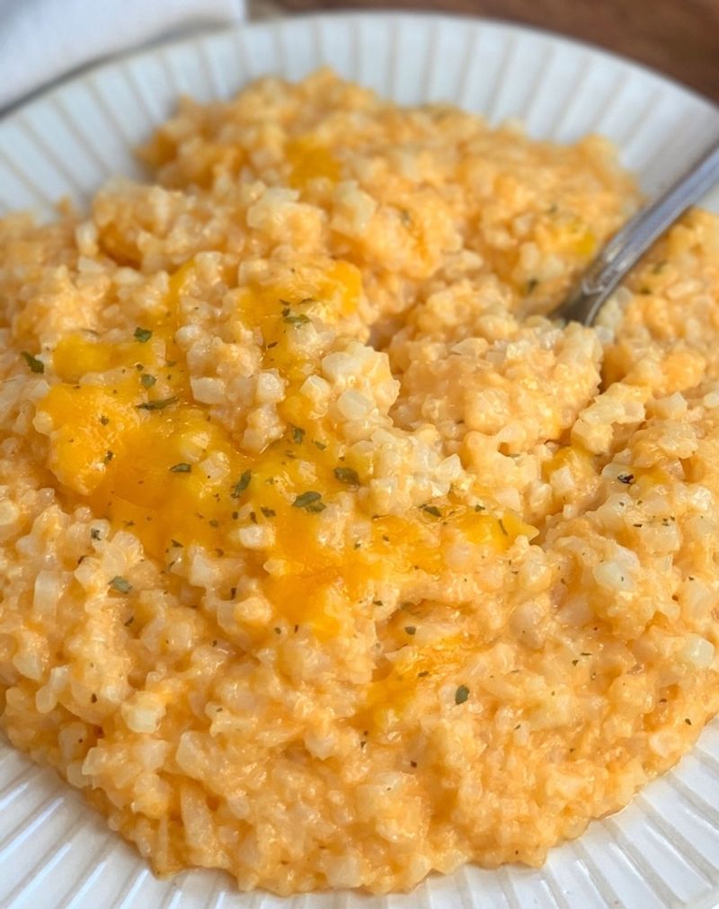 Cheesy Cauliflower Rice Bowls