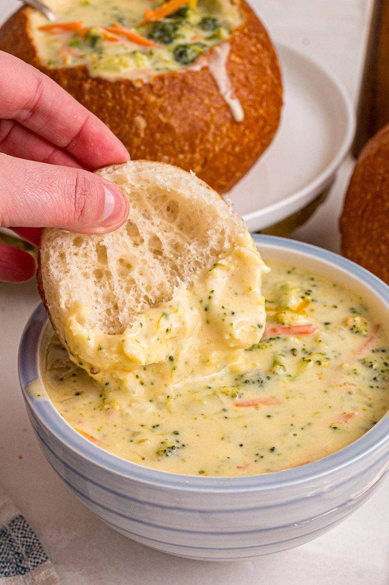Panera Bread's Broccoli Cheddar Dip