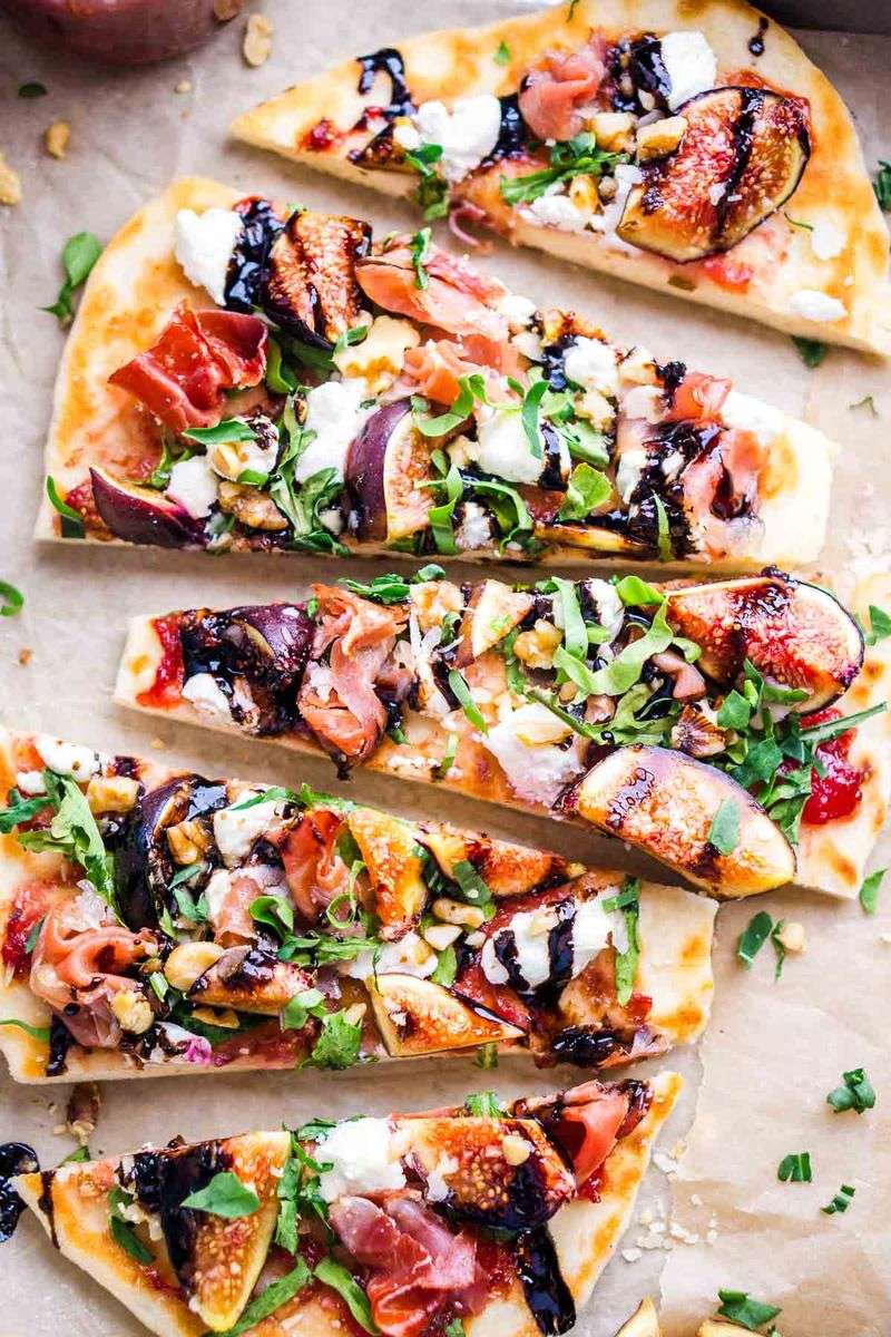 Flatbread Pizza With Gourmet Toppings