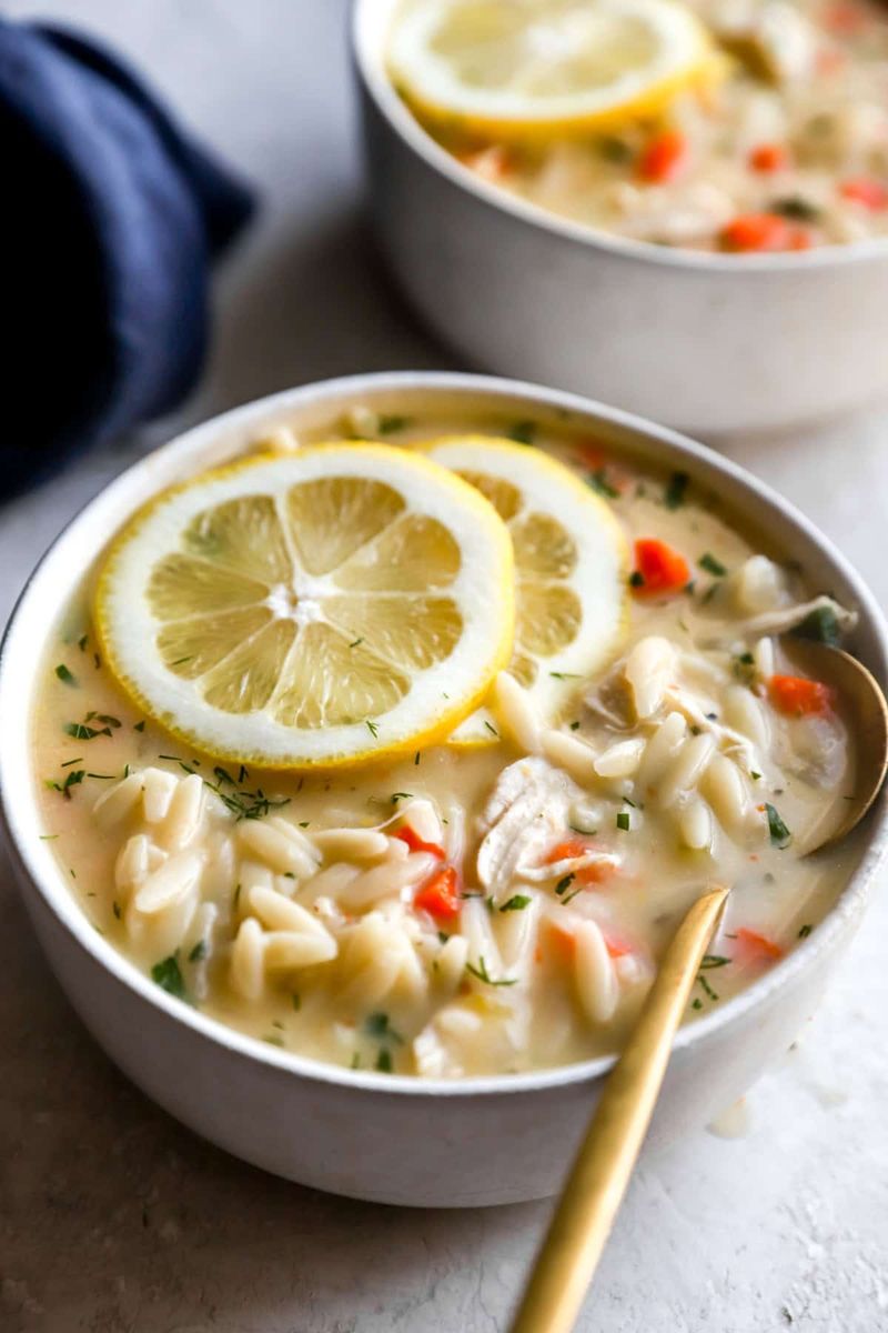 Greek Avgolemono Broth