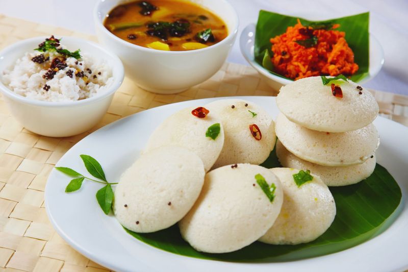 Idli (South Indian Steamed Rice Cakes)