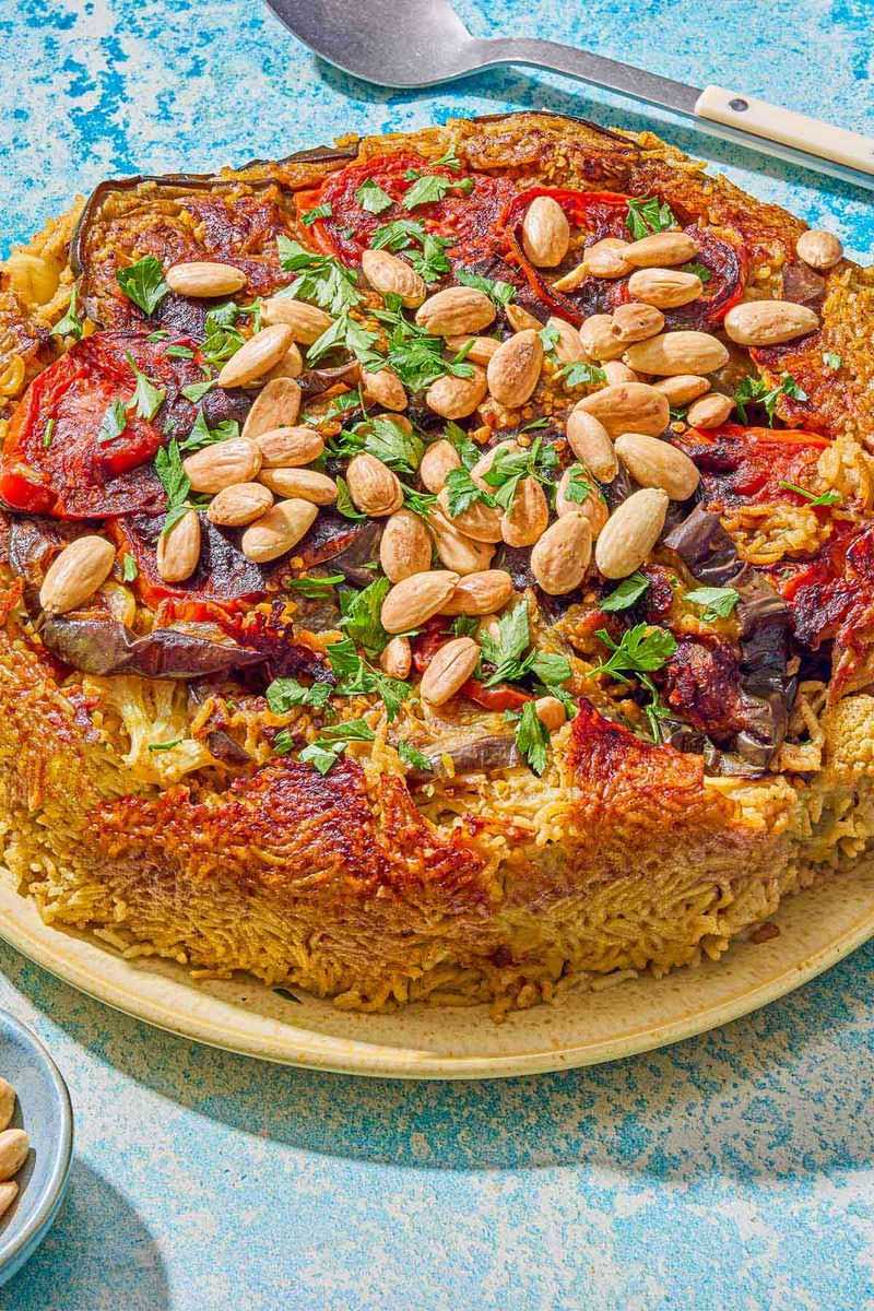 Mujaddara Upside-Down Rice (Maqluba)
