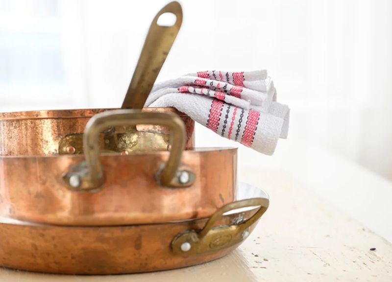 Clean Copper Pots and Pans