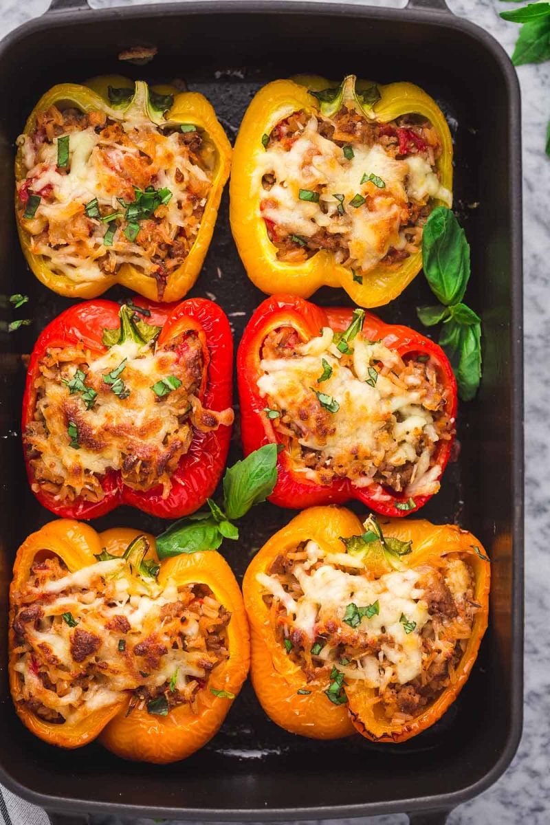 Cheesy Stuffed Peppers