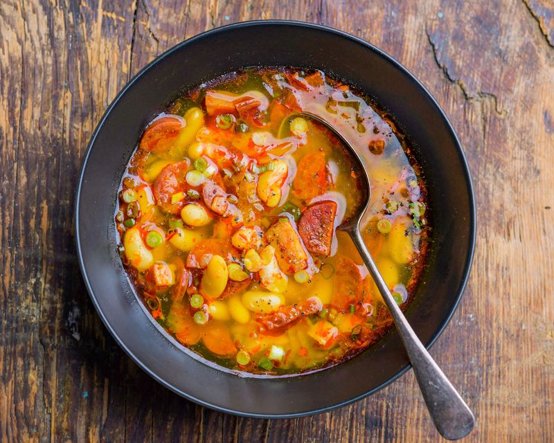 Spanish Chorizo and White Bean Stew