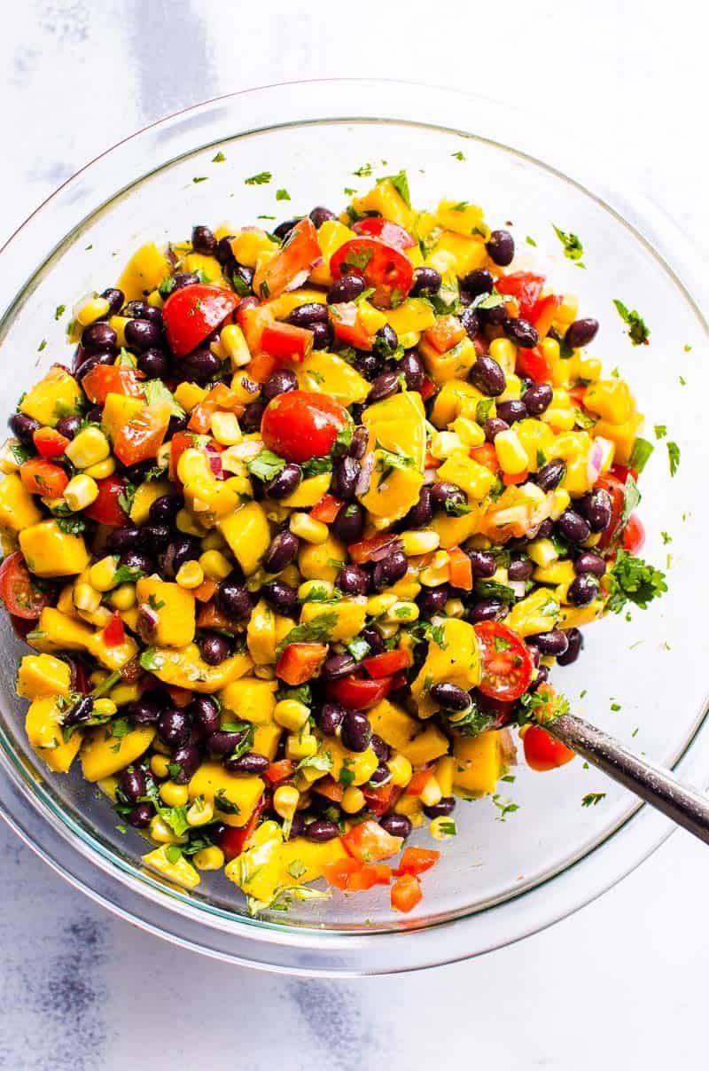 Spicy Mango and Black Bean Salad