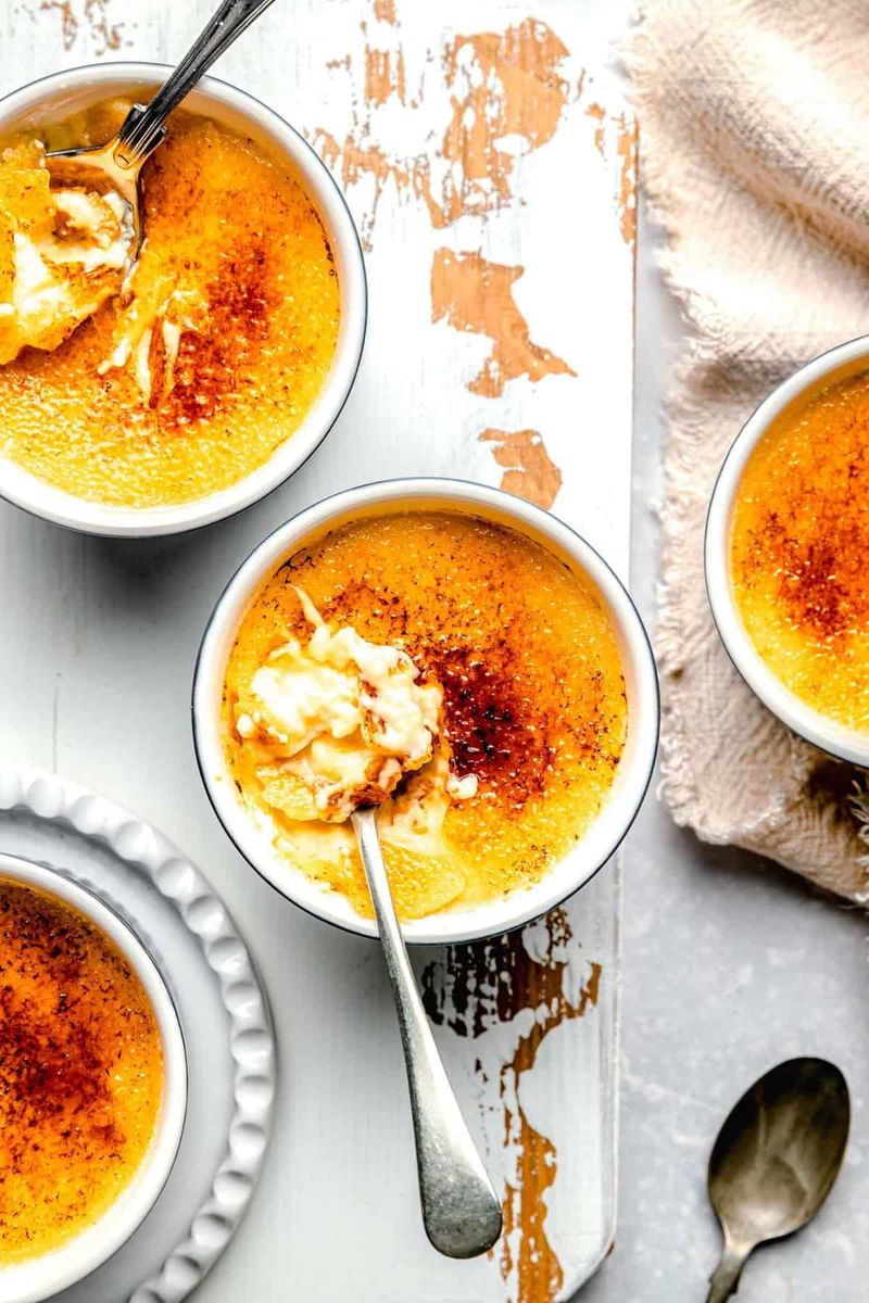 The Caramelized Sugar Crust of a Creme Brulee