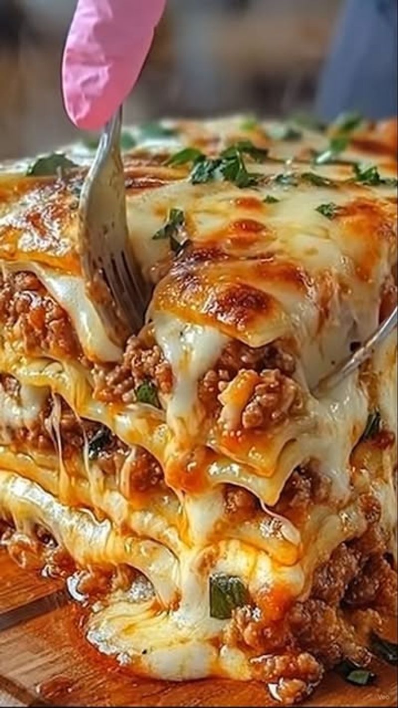 The Mozzarella-Loaded Bite of Lasagna