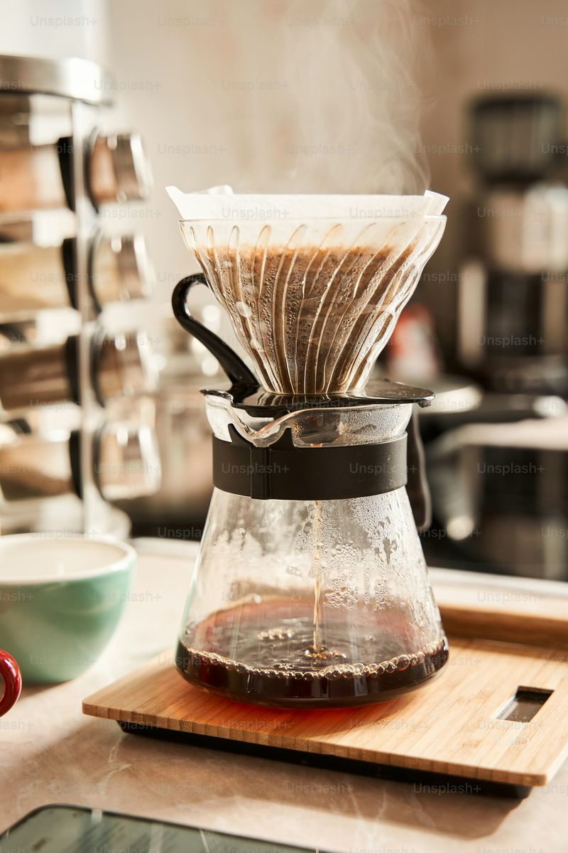 Coffee Dripping Into a Pot