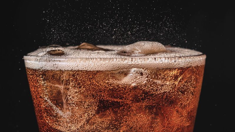 The Fizz of Carbonation in a Fresh Drink