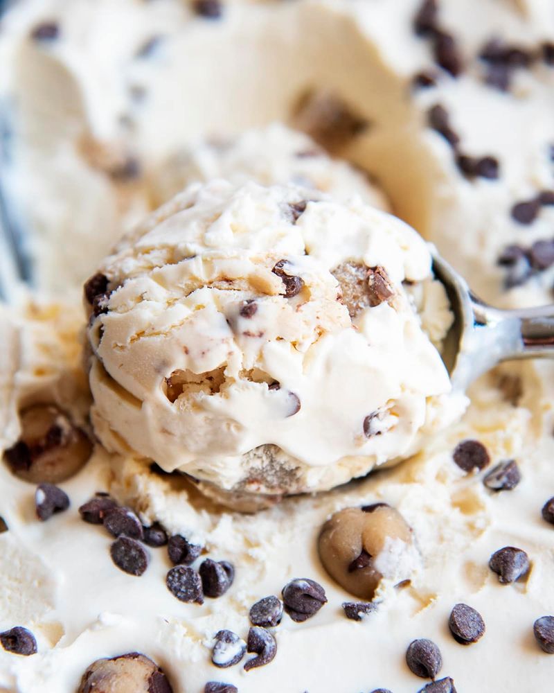 The Cookie Dough Chunk in Ice Cream