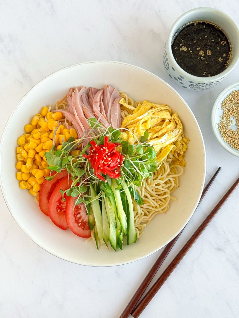 Japanese Hiyashi Chuka (Cold Ramen Salad)