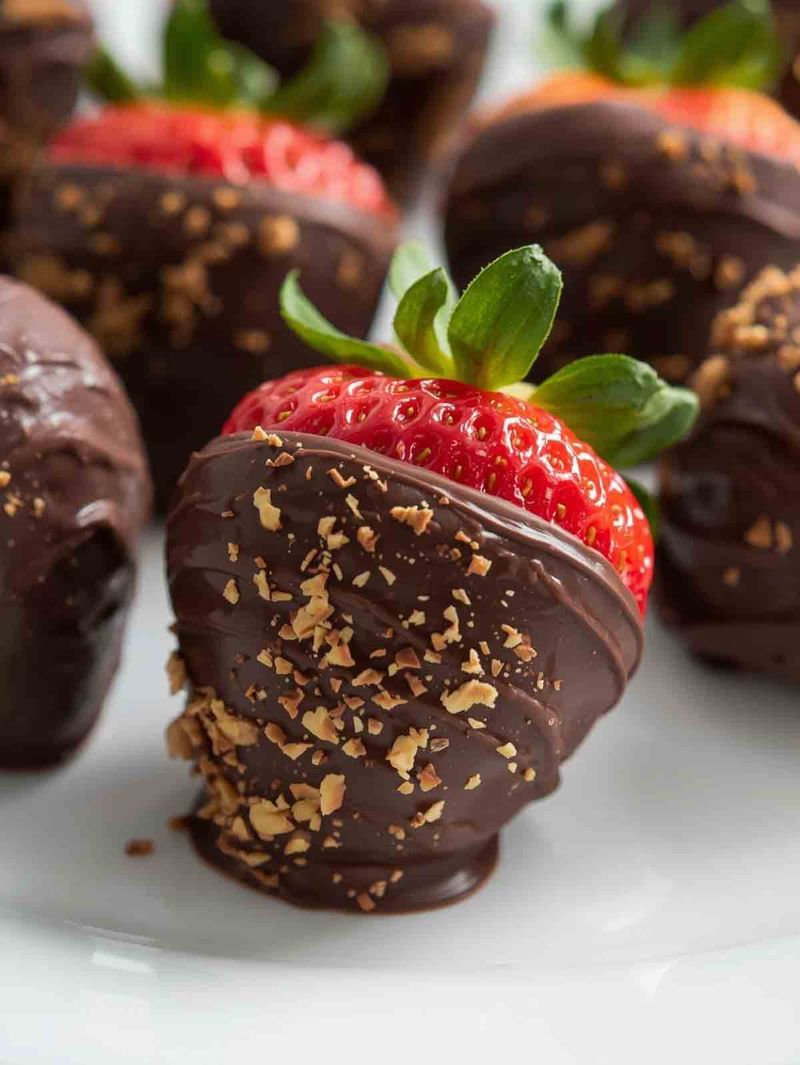 One Perfect Chocolate-Dipped Strawberry