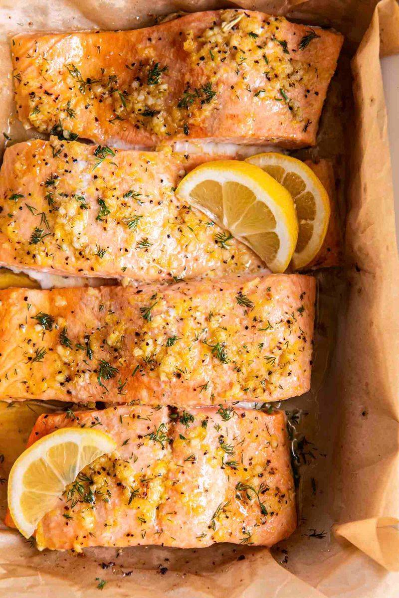 Lemon Herb Baked Salmon