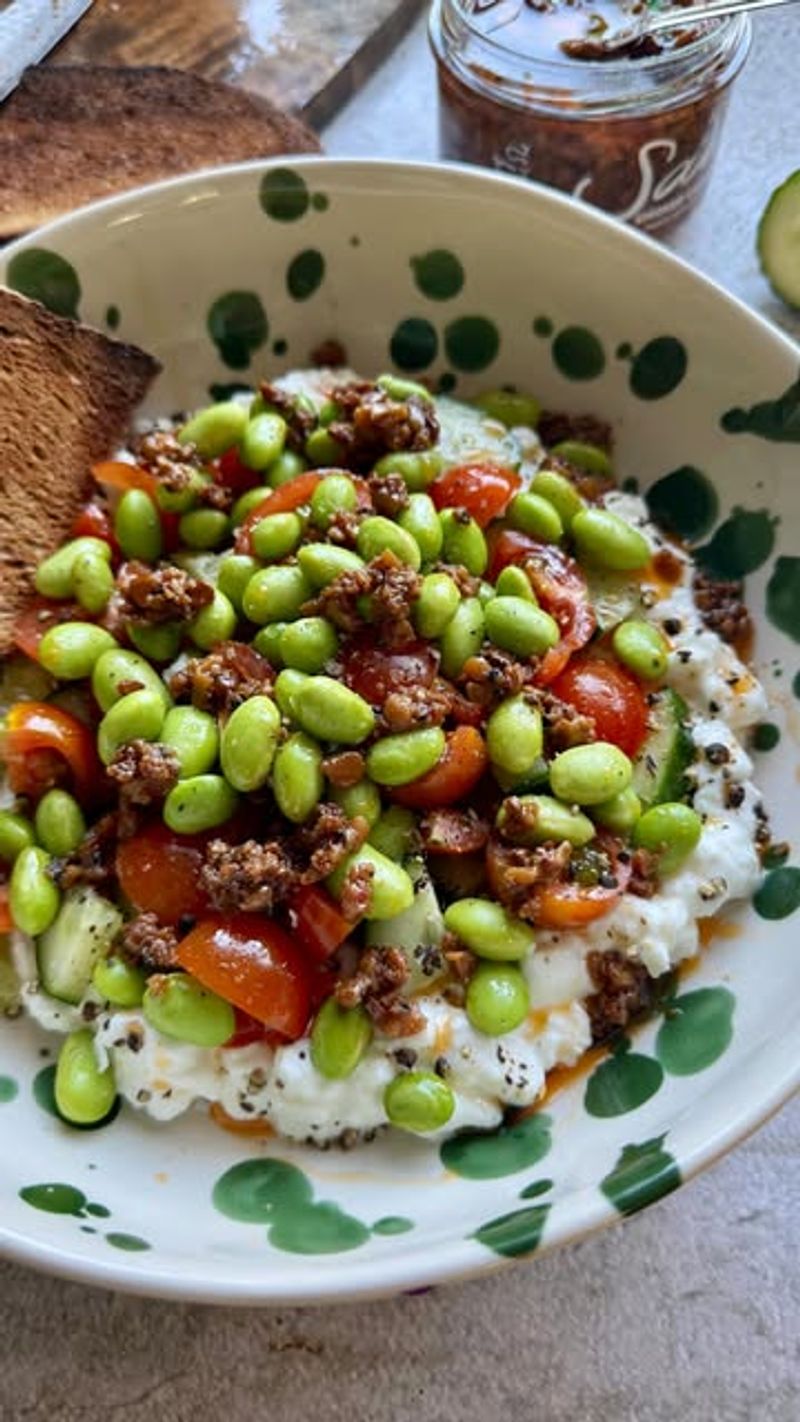Miso-Glazed Edamame and Sesame Bowl