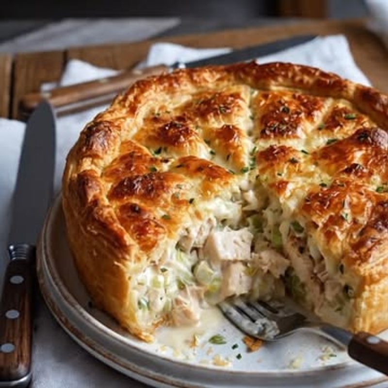 Chicken and Leek Pie