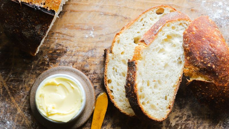 Freshly Baked Bread with Butter