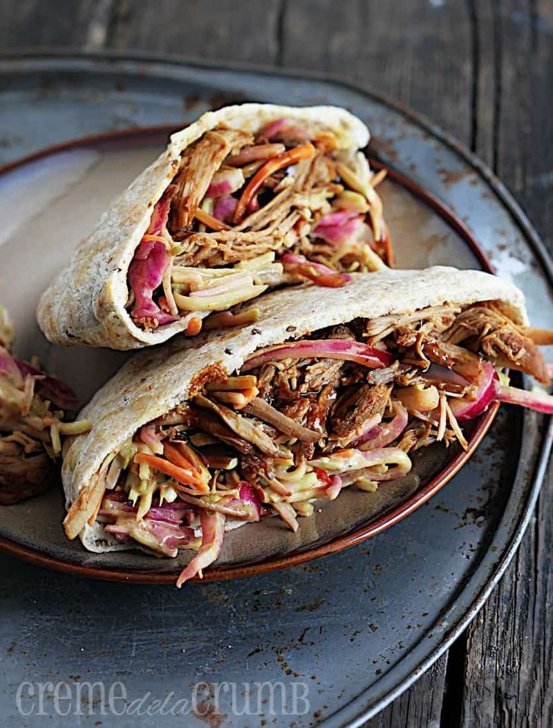 BBQ Pulled Pork Pitta